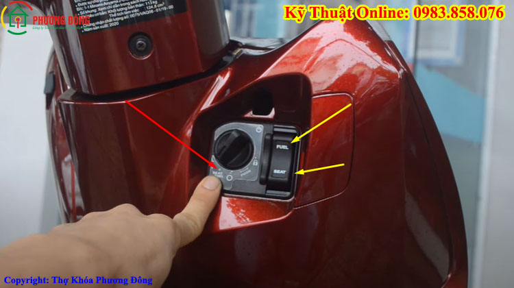 Ảnh: Cách bật tắt chức năng chống trộm báo động xe lead