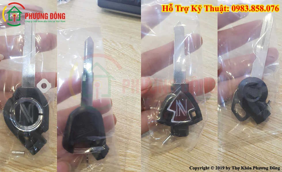 Mẫu phôi chìa khóa từ xe máy