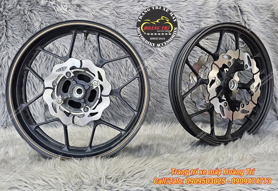 Kích cỡ đĩa được anh khách sử dụng đĩa kiểu size zin