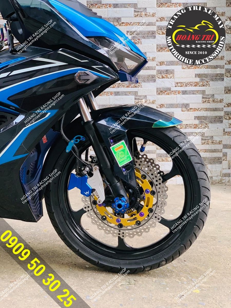 Thêm chiếc Winner X đến lắp combo 2 đĩa trước Winner X ABS