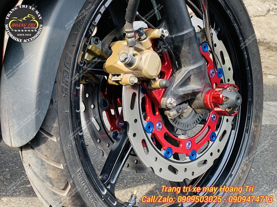 Thêm chiếc Winner X trang bị 2 đĩa dàn chân trước