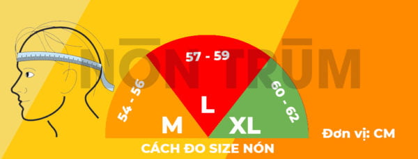 Size nón bảo hiểm