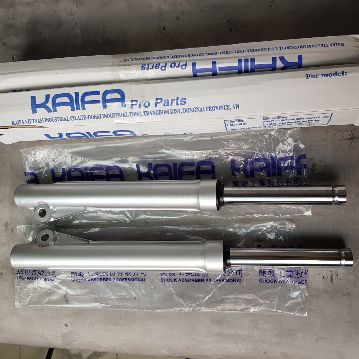Phuộc nhún giảm xóc trước Wave RSX 110 chính hãng Kaifa