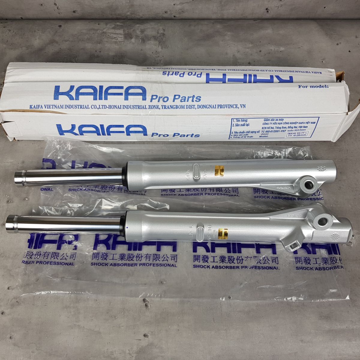 Phuộc nhún giảm xóc trước Wave RSX 110 chính hãng Kaifa