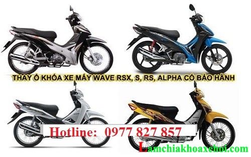 Thay ổ khóa xe Wave tại Hiệp Hội Xe Máy
