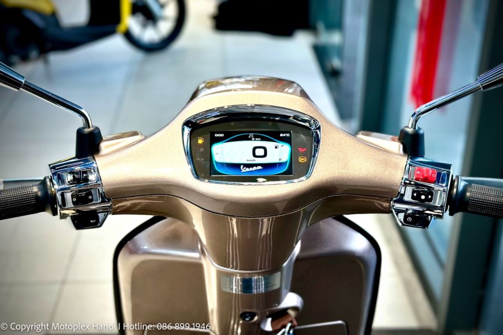 Các chức năng trên màn hình hiển thị TFT của Vespa Sprint S 150 TFT - 2023
