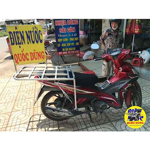 Baga giá kệ chở hàng xe máy 50 x 72