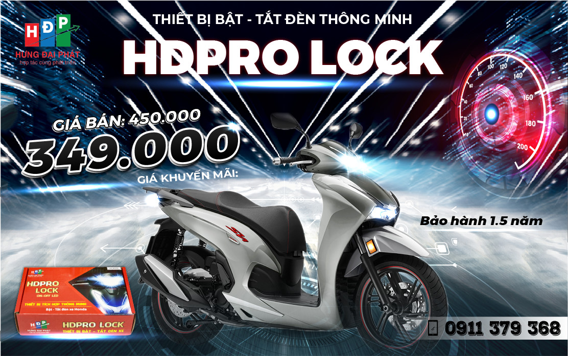 Mạch tắt đèn xe HDPro Lock