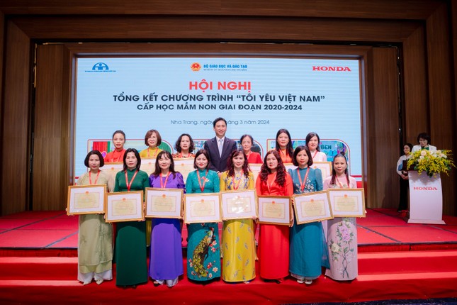 Honda Việt Nam tổng kết chương trình 'Tôi yêu Việt Nam' cấp học mầm non giai đoạn 2020-2024 ảnh 4
