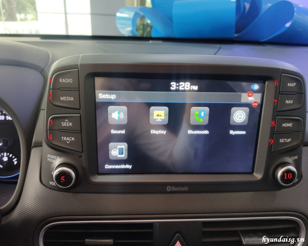 Hướng dẫn sử dụng Bluetooth Hyundai Kona
