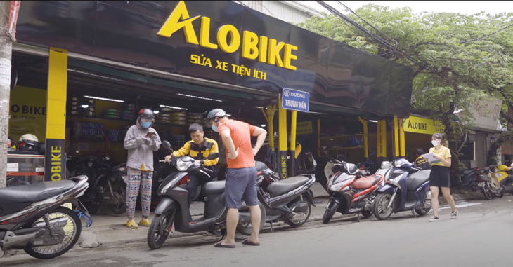 Alobike - địa chỉ thay nhớt chính hãng tại Hà Nội