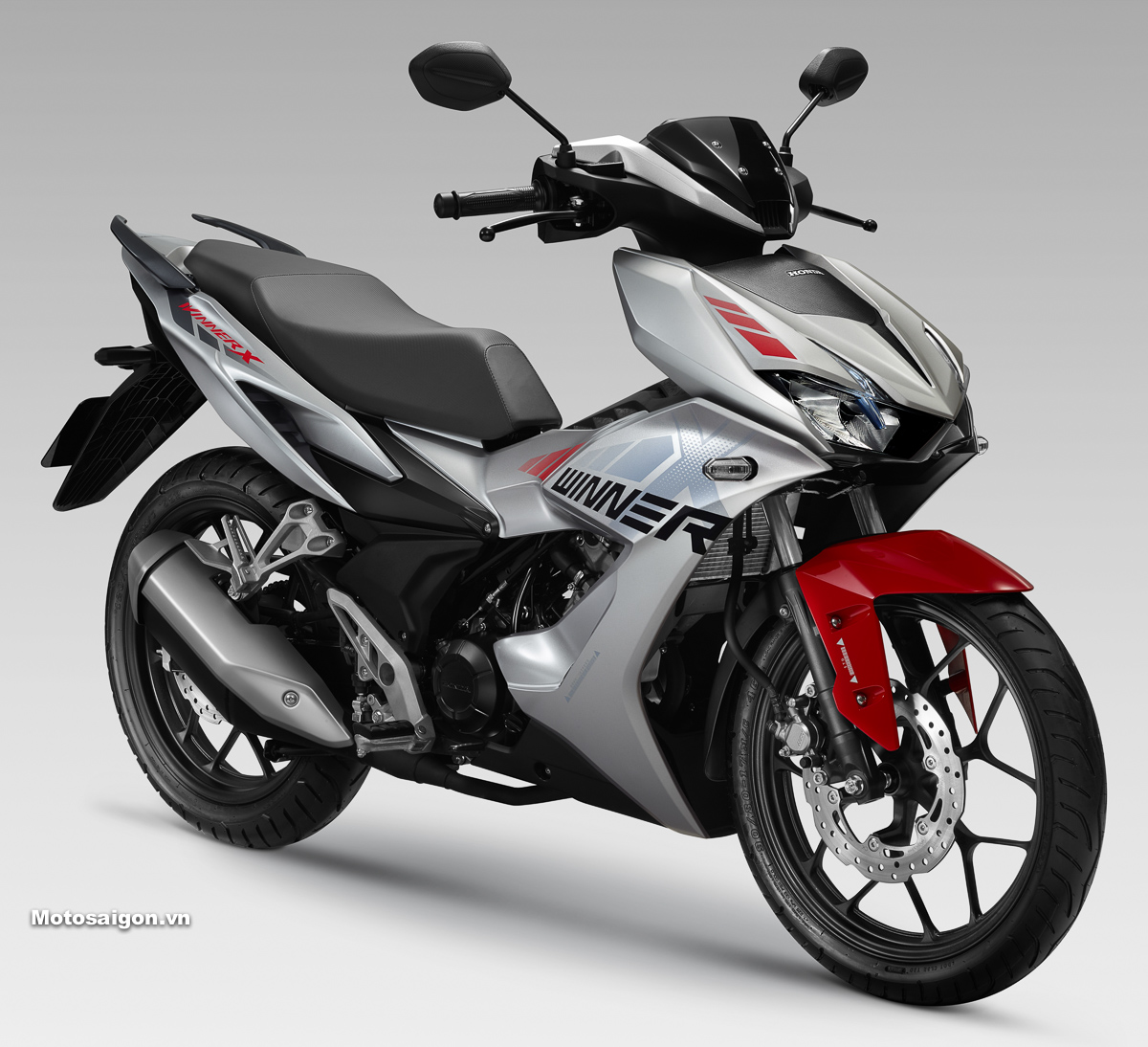 Giá xe Honda Winner X phiên bản thể thao màu Bạc Đỏ Đen: 45.990.000đ